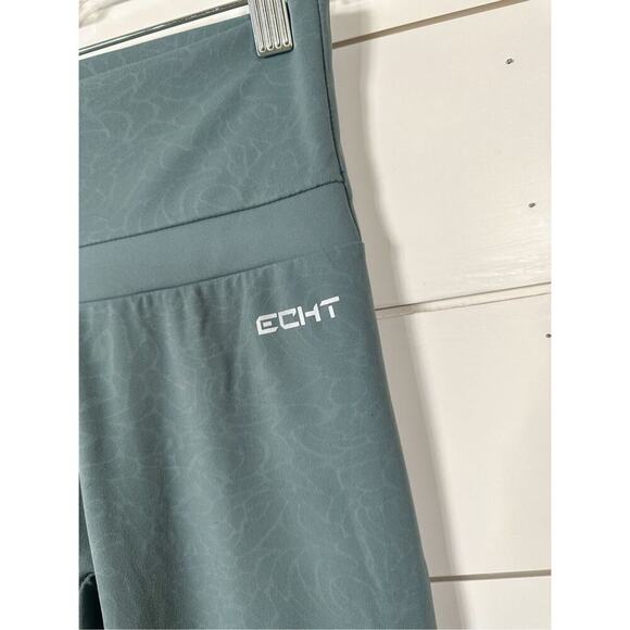 ECHT Women's Printed Pull On High Waisted Skinny Athletic Leggings Blue Small - Picture 7 of 10